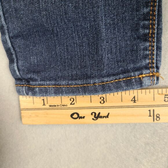 Express Women's Skinny Jeans Size 4 (30x31) Low Rise Dark‎ Wash Blue Denim Pants - Picture 11 of 11